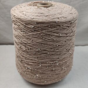 BEAD SEGUIN YARN, 100% хлопок, цвет АР081 беж с пайетками альт