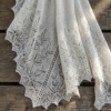 шаль из MILLEFILI ANGORA 100 2400м/100г, 100% ангора