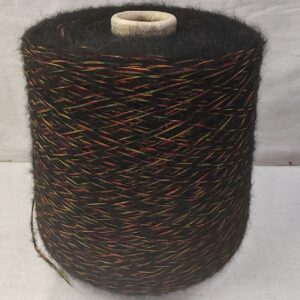 NUOVO YARN BENGAL 13 черный-лайм-радуга